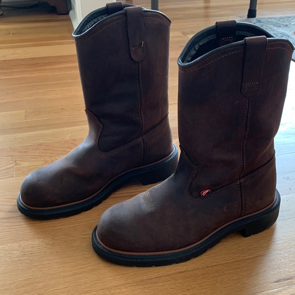 Men’s leather work boots 7.5